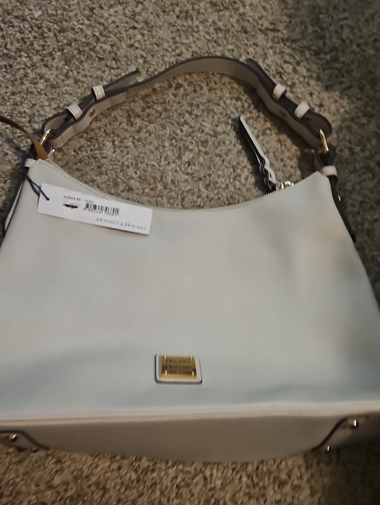 Dooney & Bourke Handbags - Hand Bag Dooney & Bourke Cream and Brown Shoulder Bag